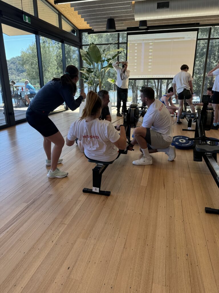 Rowing ACT Indoor Champs - Team Red Shed